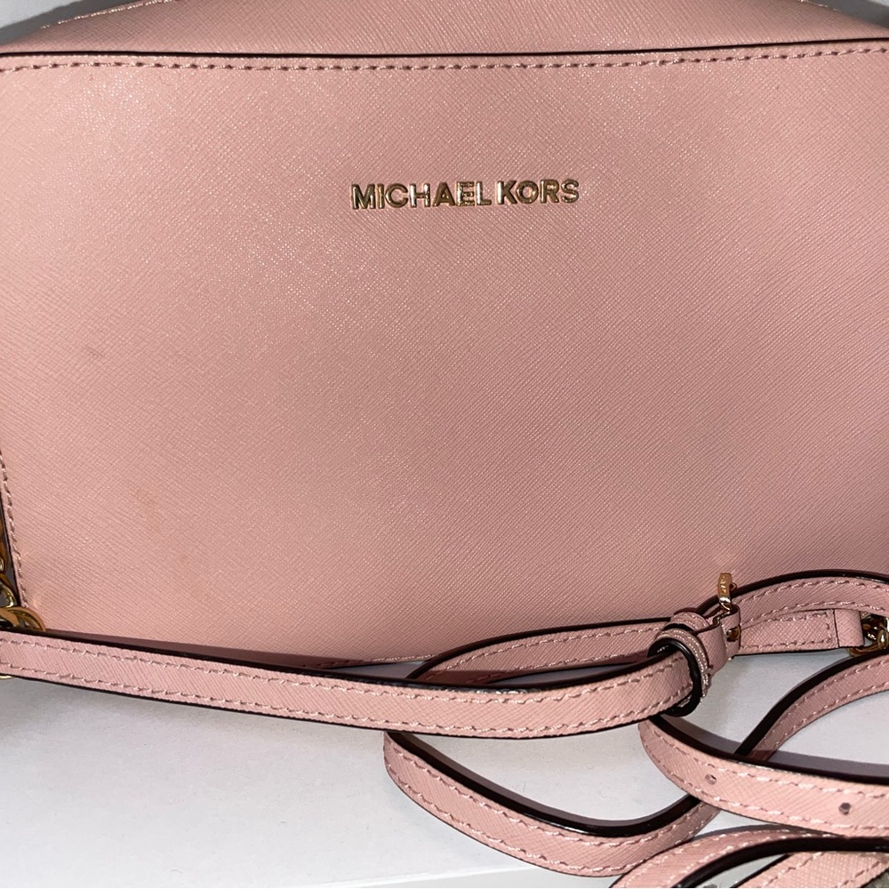 Michael Kors pink crossbody bag